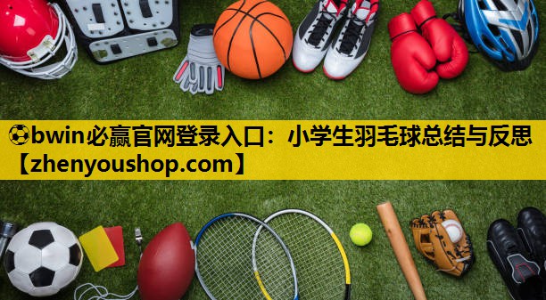 ⚽bwin必赢官网登录入口：小学生羽毛球总结与反思